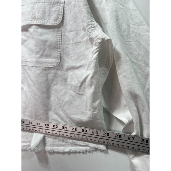 Wild Fable - Women's Long Sleeve Shirt - White - Extra Large - Picture 4 of 13